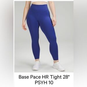 lululemon Base Pace High-Rise 28” Leggings